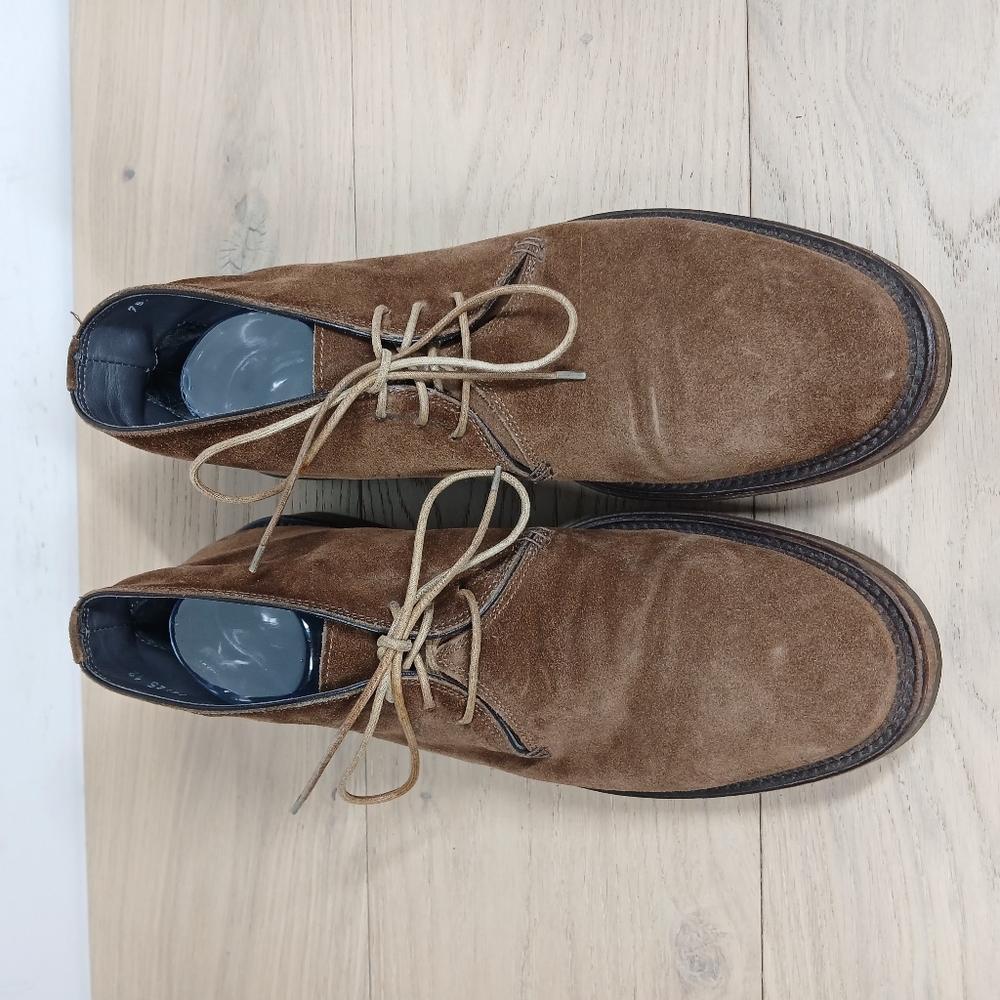 To Boot New York Adam Derrick Brown Leather Lace-Up Ankle Boots 1445 - Picture 3 of 14